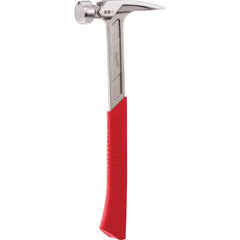 Nail & Framing Hammers; Claw Style: Straight; Head Weight Range: 21 oz. - 25 oz.; Overall Length Range: 14″ and Larger; Handle Material: Steel; Face Surface: Smooth; Grip Style: Smooth; Features: Asymmetrical Anti-Ring Claw; Shockshield Handle; Smooth Fac