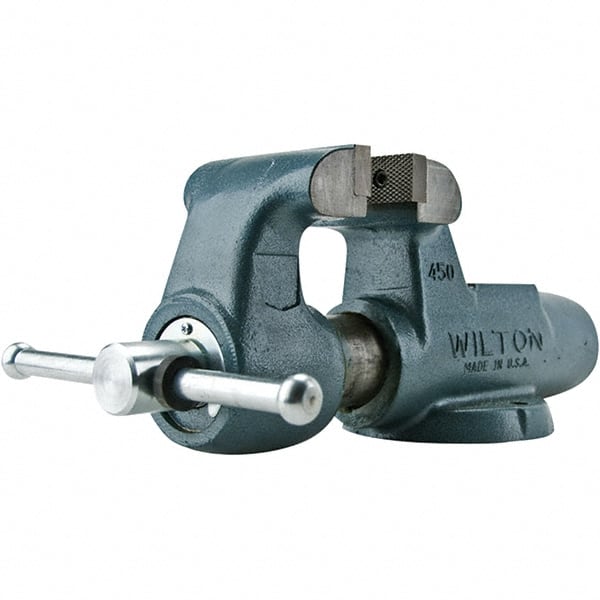 Wilton - Bench Vises Jaw Width (Inch): 3 Jaw Opening Capacity (Inch): 4-3/4 - Americas Tooling