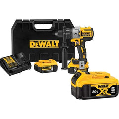 DeWALT - 20 Volt 1/2" Keyless Chuck Cordless Hammer Drill - 0 to 38,250 BPM, 0 to 2,000 RPM, Reversible - Americas Tooling