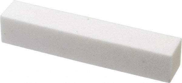 Norton - 80 Grit Aluminum Oxide Square Dressing Stick - 4 x 3/4 x 3/4, Medium Grade, Vitrified Bond - Americas Tooling