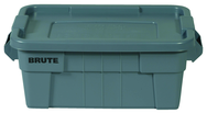 Brute 20 Gallon Tote - Lid snaps tight - Ribbed bottom - Americas Tooling