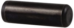 Holo-Krome - 3/8" Diam x 1-1/4" Pin Length 4000 Alloy Steel Oversized Dowel Pin - Black Luster Finish, C 47-58 & C 60 (Surface) Hardness, 1 Beveled & 1 Rounded End - Americas Tooling