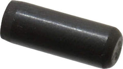 Holo-Krome - 3/16" Diam x 1/2" Pin Length 4000 Alloy Steel Oversized Dowel Pin - Black Luster Finish, C 47-58 & C 60 (Surface) Hardness, 1 Beveled & 1 Rounded End - Americas Tooling