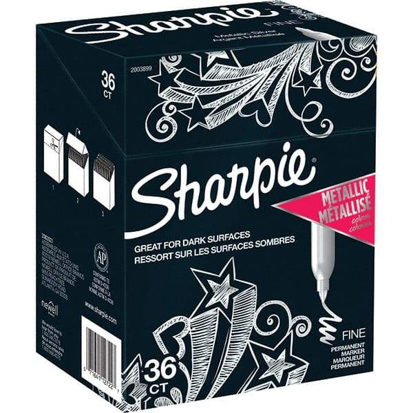 Sharpie - Markers & Paintsticks Type: Permanent Color: Metallic Silver - Americas Tooling