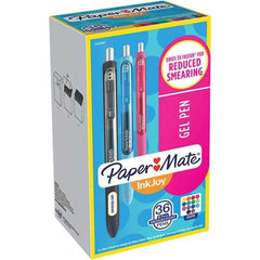 Paper Mate - Pens & Pencils Type: Retractable Gel Color: Blue; Black; Red; Green; Lime; Bright Blue; Slate Blue; Berry; Purple; Pink; Cocoa; Yellow; Teal; Orange - Americas Tooling