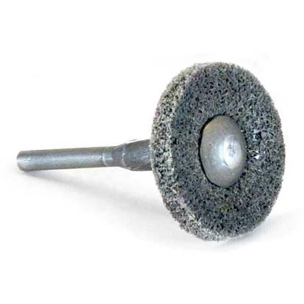 Superior Abrasives - Deburring Wheels; Wheel Type: Unitized ; Wheel Diameter (Inch): 1 ; Center Hole Size (Inch): 1/8 ; Abrasive Material: Silicone Carbide ; Grade: Fine ; Density: 4 - Exact Industrial Supply