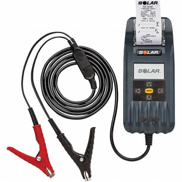 Solar - Automotive Battery Testers Type: Digital Battery and System Tester with Integrated Printer Voltage: 6/12/24 - Americas Tooling