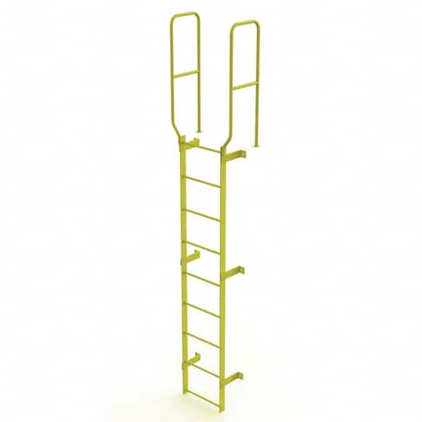 TRI-ARC - Rolling & Wall Mounted Ladders & Platforms Type: Fixed Ladder Style: Safety Cage - Americas Tooling