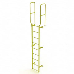 TRI-ARC - Rolling & Wall Mounted Ladders & Platforms Type: Fixed Ladder Style: Safety Cage - Americas Tooling