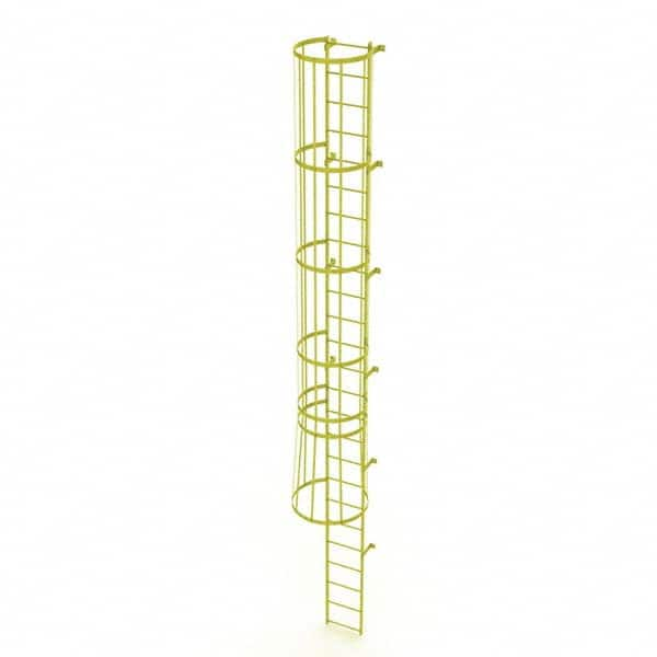 TRI-ARC - Rolling & Wall Mounted Ladders & Platforms Type: Fixed Ladder Style: Safety Cage - Americas Tooling