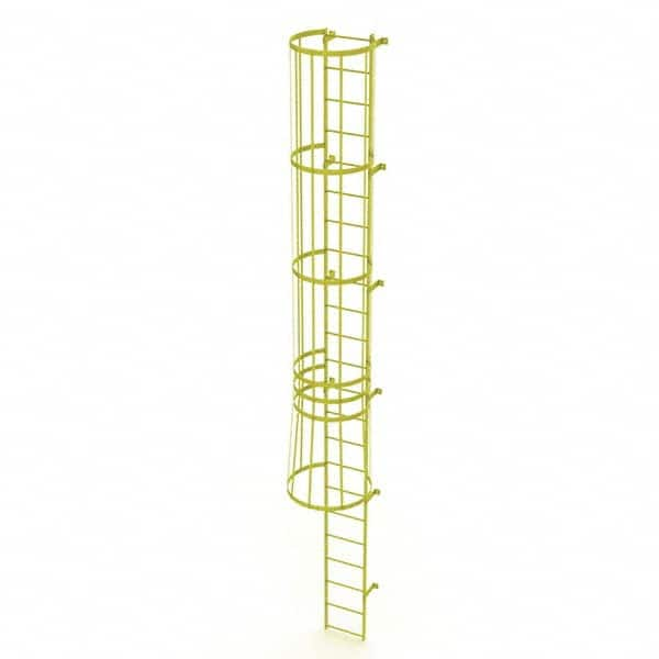 TRI-ARC - Rolling & Wall Mounted Ladders & Platforms Type: Fixed Ladder Style: Safety Cage - Americas Tooling