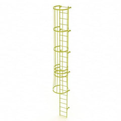 TRI-ARC - Rolling & Wall Mounted Ladders & Platforms Type: Fixed Ladder Style: Safety Cage - Americas Tooling