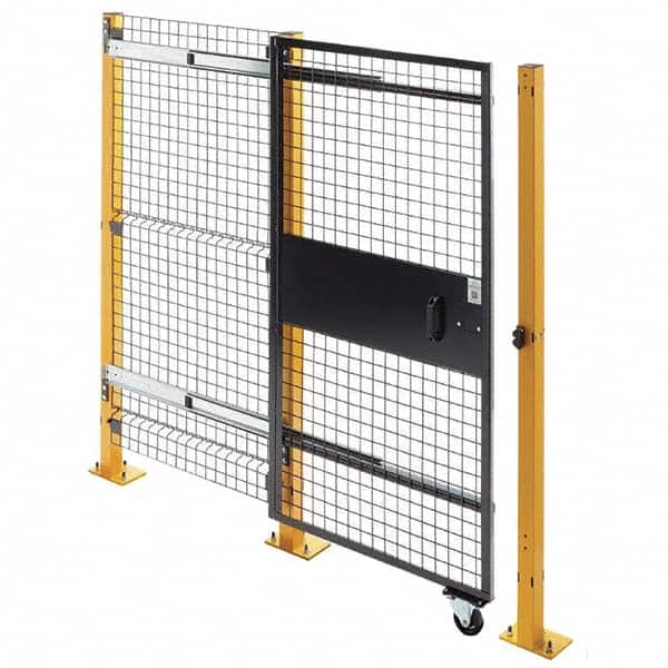 Husky - 4' Wide x 6' High, Sliding Door for Temporary Structures - Americas Tooling