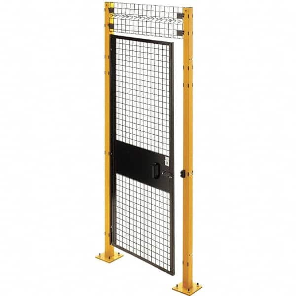 Husky - 3' Wide x 6' High, Swing Door for Temporary Structures - Americas Tooling