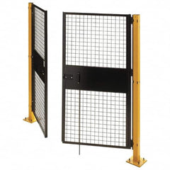 Husky - 6' Wide x 6' High, Swing Door for Temporary Structures - Americas Tooling