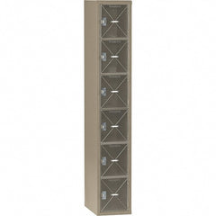 Tennsco - 6 Door, 6 Tier, Welded Locker - Americas Tooling