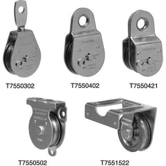 Campbell - Blocks & Pulleys Type: Steel Pulley Rope Type: Fibrous - Americas Tooling