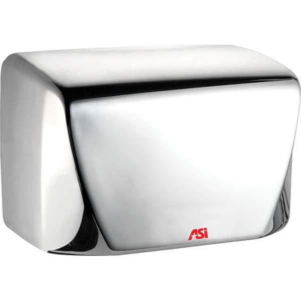 ASI-American Specialties, Inc. - 1000 Watt Satin Stainless Steel Finish Electric Hand Dryer - 110/120 Volts, 10.4 Amps, 9-25/32" Wide x 6-5/8" High x 5-13/32" Deep - Americas Tooling