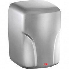 ASI-American Specialties, Inc. - 1600 Watt Satin Stainless Steel Finish Electric Hand Dryer - 110/120 Volts, 14.6 Amps, 8-1/16" Wide x 11-19/64" High x 7-5/64" Deep - Americas Tooling