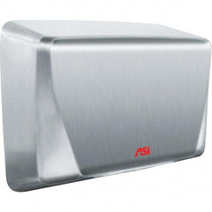 ASI-American Specialties, Inc. - 1000 Watt Satin Stainless Steel Finish Electric Hand Dryer - 115-120 Volts, 10.4 Amps, 10-5/8" Wide x 8-15/32" High x 4" Deep - Americas Tooling