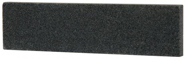 Norton - 4" Long x 1" Wide x 1/4" Thick, Silicon Carbide Sharpening Stone - Rectangle, Coarse Grade - Americas Tooling