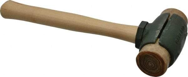 Garland - 2-3/4 Lb Head 1-3/4" Face Rawhide Split Head Hammer - 12-3/4" OAL, Wood Handle - Americas Tooling