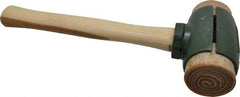 Garland - 6-1/2 Lb Head 2-3/4" Face Rawhide Split Head Hammer - Wood Handle - Americas Tooling