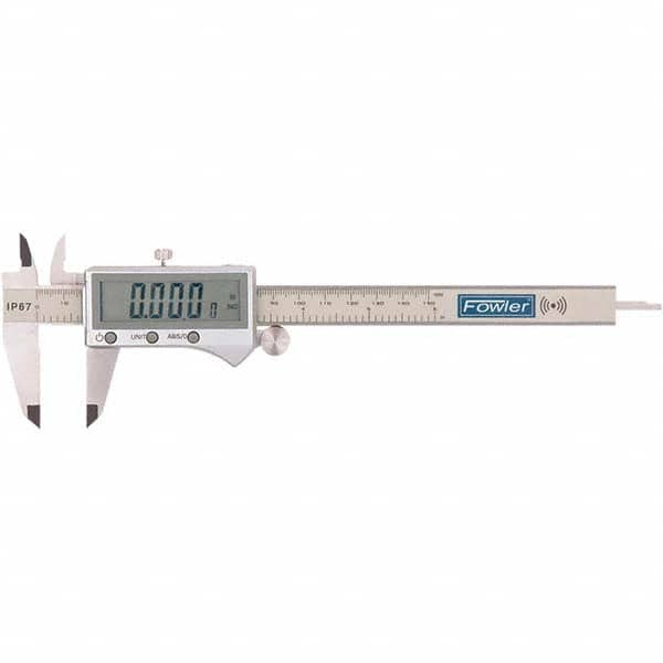 Fowler - 0 to 12" Range, 0.01mm Resolution, IP67 Electronic Caliper - Americas Tooling