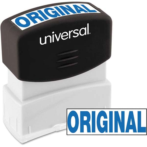 UNIVERSAL - Pre-inked Stock Stamps Type: Message Message: ORIGINAL - Americas Tooling