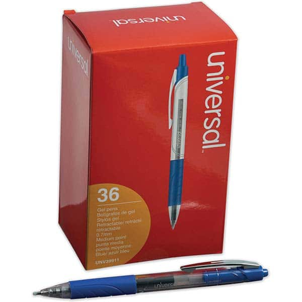 UNIVERSAL - Pens & Pencils Type: Comfort Grip Stick Pen Color: Blue - Americas Tooling