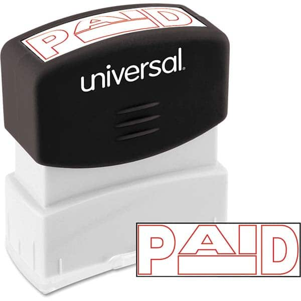 UNIVERSAL - Pre-inked Stock Stamps Type: Message Message: PAID - Americas Tooling