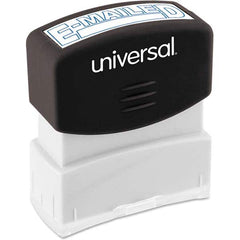 UNIVERSAL - Pre-inked Stock Stamps Type: Message Message: E-MAILED - Americas Tooling