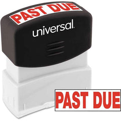 UNIVERSAL - Pre-inked Stock Stamps Type: Message Message: PAST DUE - Americas Tooling