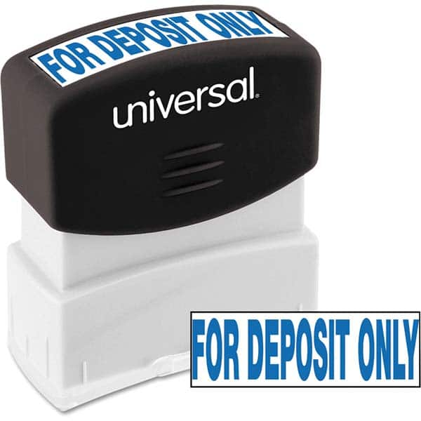 UNIVERSAL - Pre-inked Stock Stamps Type: Message Message: for DEPOSIT ONLY - Americas Tooling