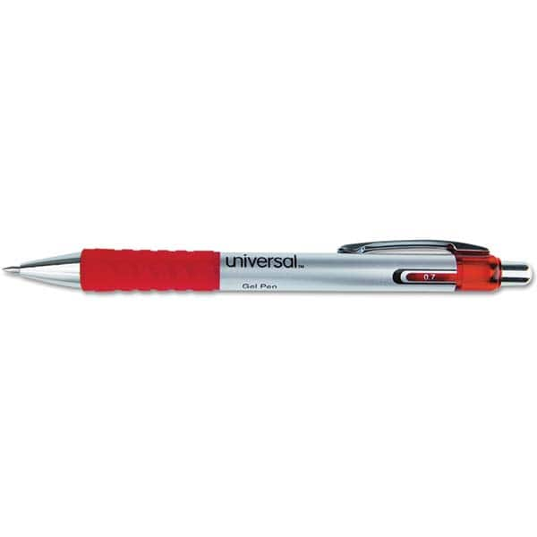 UNIVERSAL - Pens & Pencils Type: Comfort Grip Retractable Pen Color: Red - Americas Tooling