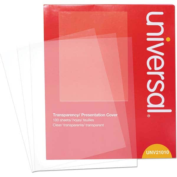 UNIVERSAL - Transparency Films & Sleeves Audio Visual Conference Accessory Type: Transparency Sleeves For Use With: Laser Copiers & Printers - Americas Tooling