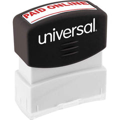 UNIVERSAL - Pre-inked Stock Stamps Type: Message Message: PAID ONLINE - Americas Tooling