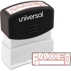 UNIVERSAL - Pre-inked Stock Stamps Type: Message Message: FAXED - Americas Tooling