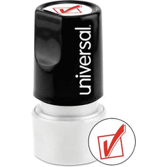 UNIVERSAL - Pre-inked Stock Stamps Type: Message Message: CHECK MARK (ICON) - Americas Tooling