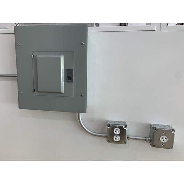 Panel Built - Temporary Structure Parts & Accessories Type: Wiring Additional Information: Outlet Boxes; Switches; Wiring; Conduit Fit Into Binder Post - Americas Tooling