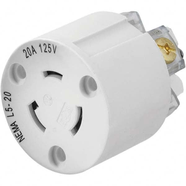 Hubbell Wiring Device-Kellems - 125V 20A NEMA L5-20R Industrial Twist Lock Connector - Americas Tooling