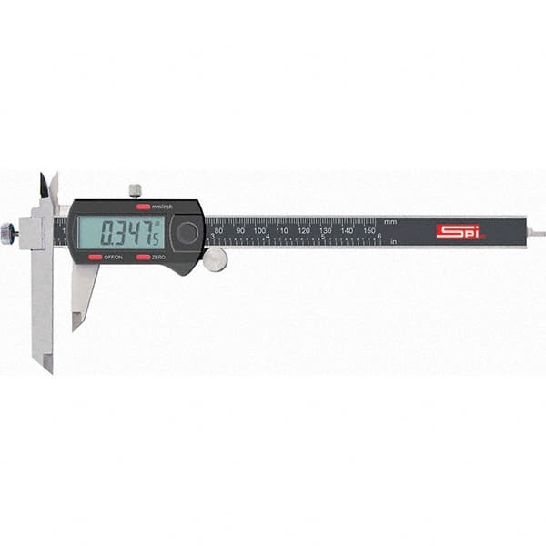 SPI - 0 to 200mm Range, 0.01mm Resolution, Electronic Caliper - Americas Tooling