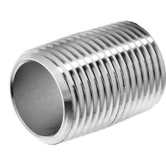 USA Sealing - 1 x 1.5" 316 Stainless Steel Pipe Nipple - Americas Tooling