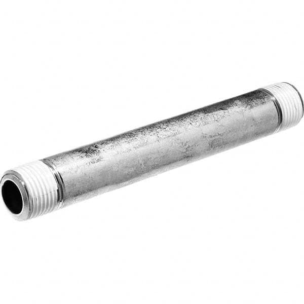 USA Sealing - 1/4 x 6" 316 Stainless Steel Pipe Nipple - Americas Tooling