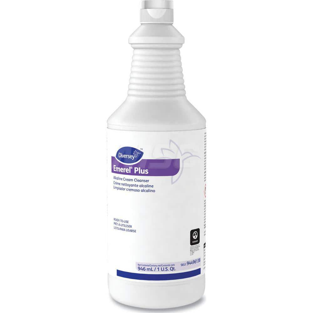 All-Purpose Cleaner: 32 gal Bottle Cream, Odorless Scent