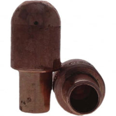 Tuffaloy - Spot Welder Tips For Use With: 6RW Cap Taper Electrode Holder Type: Male Cap B Nose (Dome) - Americas Tooling