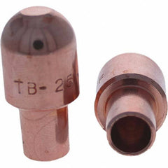 Tuffaloy - Spot Welder Tips For Use With: 5RW Cap Taper Electrode Holder Type: Male Cap B Nose (Dome) - Americas Tooling