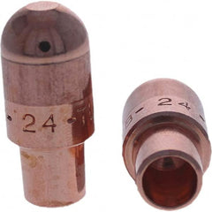 Tuffaloy - Spot Welder Tips For Use With: 4RW Cap Taper Electrode Holder Type: Male Cap B Nose (Dome) - Americas Tooling