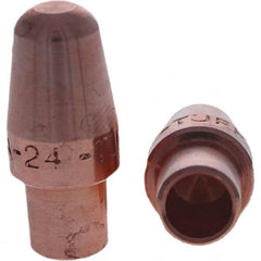 Tuffaloy - Spot Welder Tips For Use With: 4RW Cap Taper Electrode Holder Type: Male Cap A Nose (Pointed) - Americas Tooling