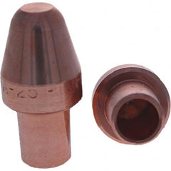 Tuffaloy - Spot Welder Tips For Use With: 5RW Cap Taper Electrode Holder Type: Male Cap A Nose (Pointed) - Americas Tooling